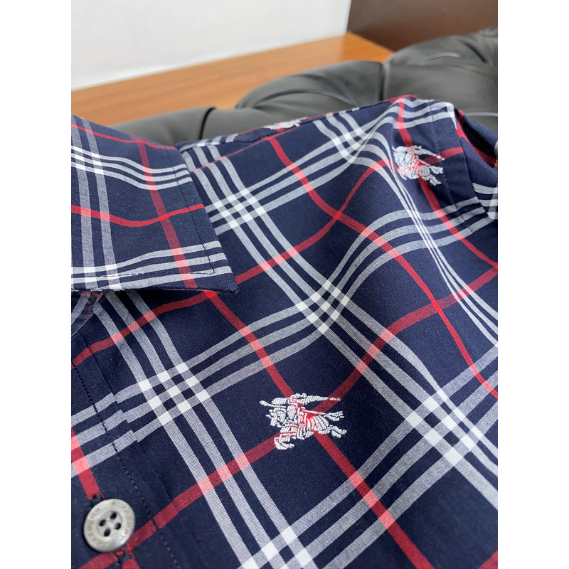 B**rry long sleeves shirt navy blue