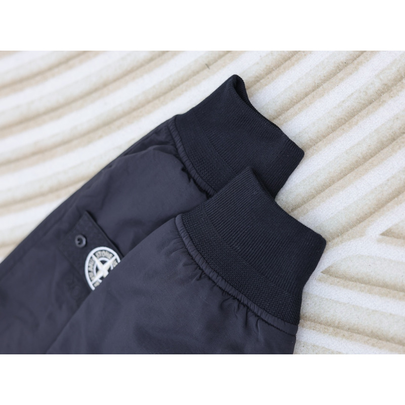 D*or x stone island habotai silk blend bomber jacket black