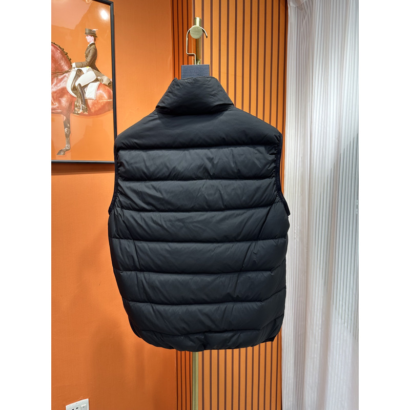 Moncler Contrin Down Vest In Black