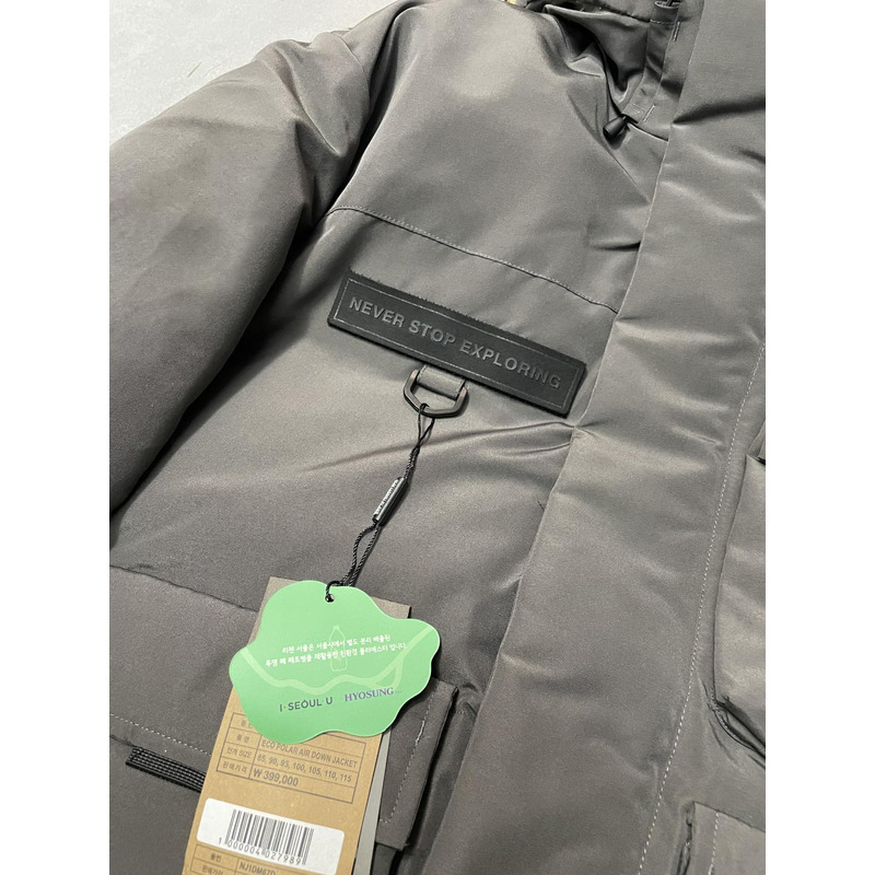 the n0*h F**e down jacket black