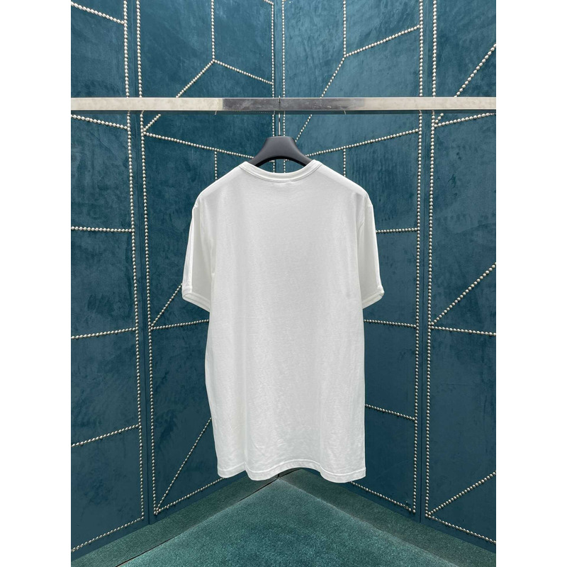 D*or relaxed-fit t-shirt white cotton jersey