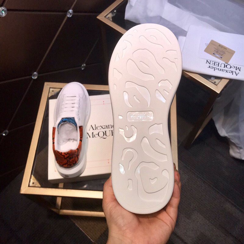 Alexander McQueen Air Platform Leather Sneakers