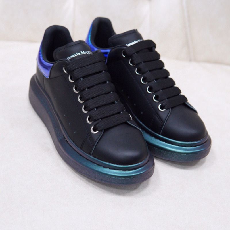Alexander McQueen Air Platform Leather Sneakers