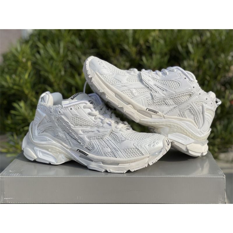 Ba*len*cia*ga tess s.gomma pure white w3ra9 9000 sneakers men women