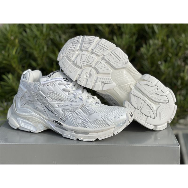 Ba*len*cia*ga tess s.gomma pure white w3ra9 9000 sneakers men women