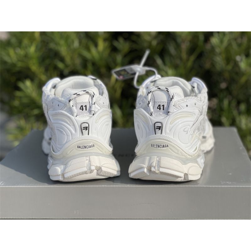 Ba*len*cia*ga tess s.gomma pure white w3ra9 9000 sneakers men women