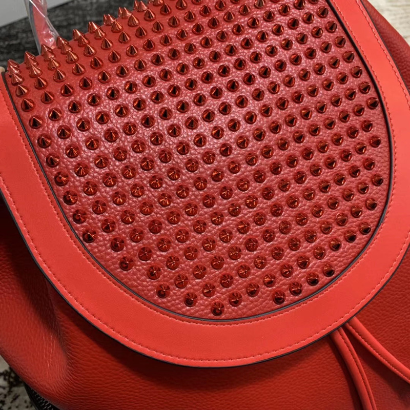 Ch**an louboutin red backpack
