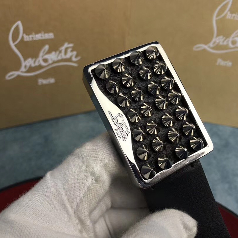 Ch**an louboutin classic men leather 35mm belts