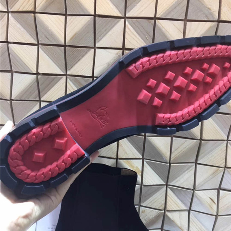 [made  to order] ch**an louboutin S*per perfect ch**an louboutin melon spikes flat boot