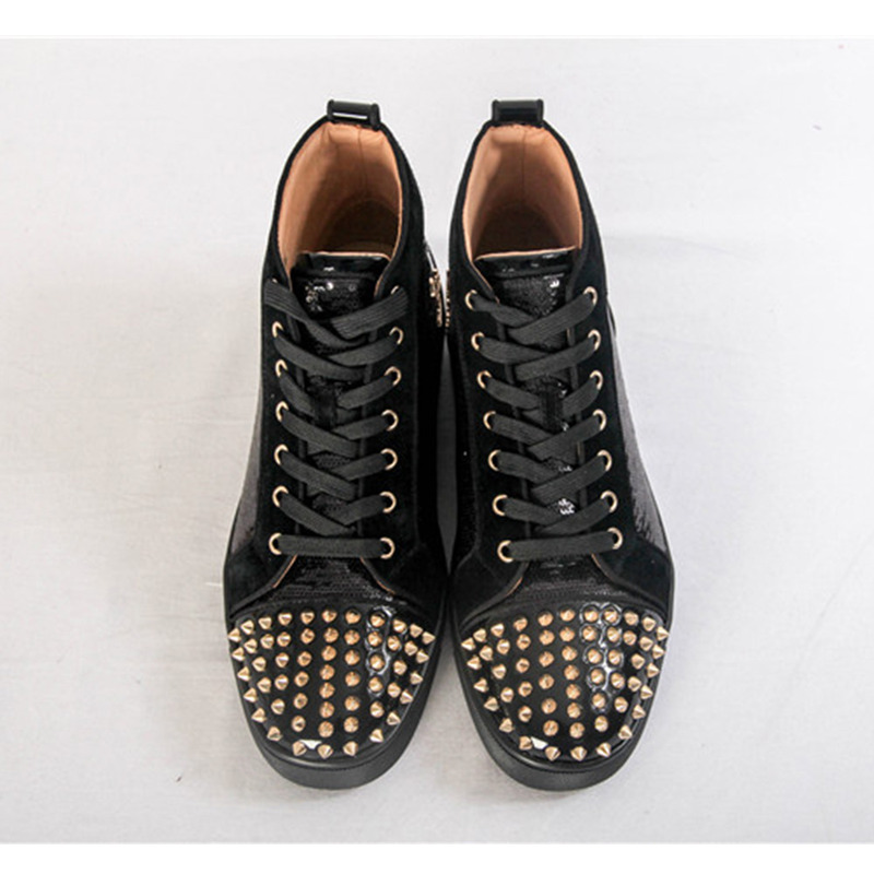 [made  to order] ch**an louboutin S*per perfect lou spikes men