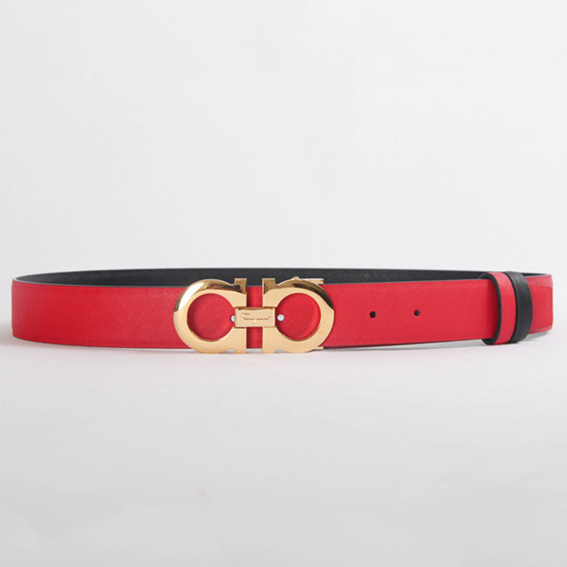 Ferragamo Limited Reversible belt 237601 Big Gancio buckle in gold