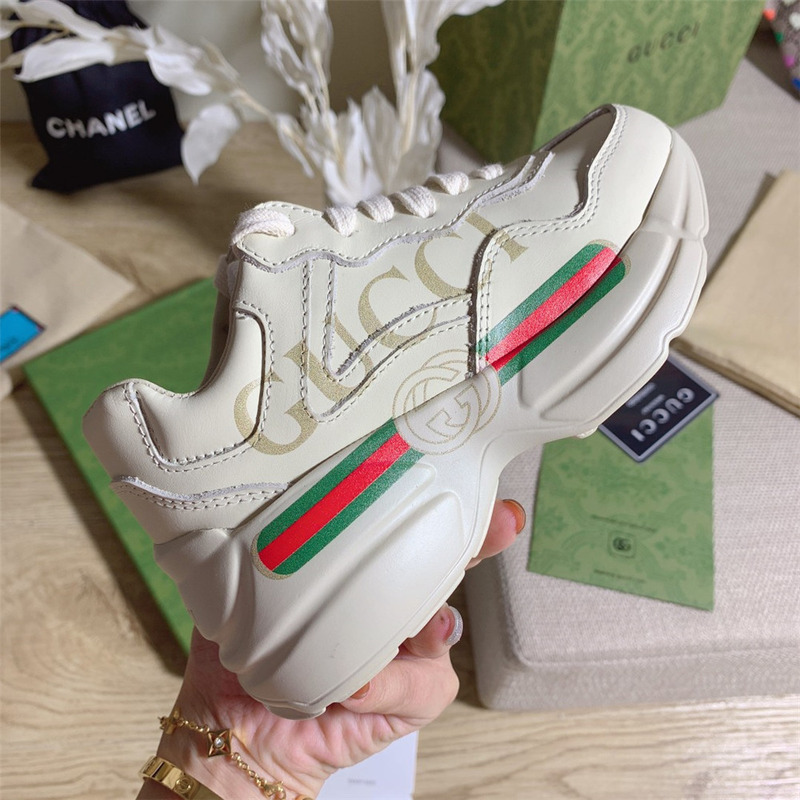 kid sneaker with interlocking G*u*i print