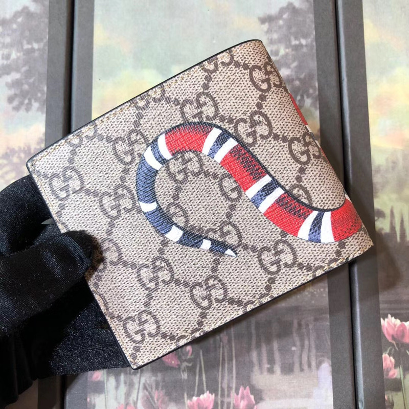 g*u*i kingsnake print gg S*p*e wallet