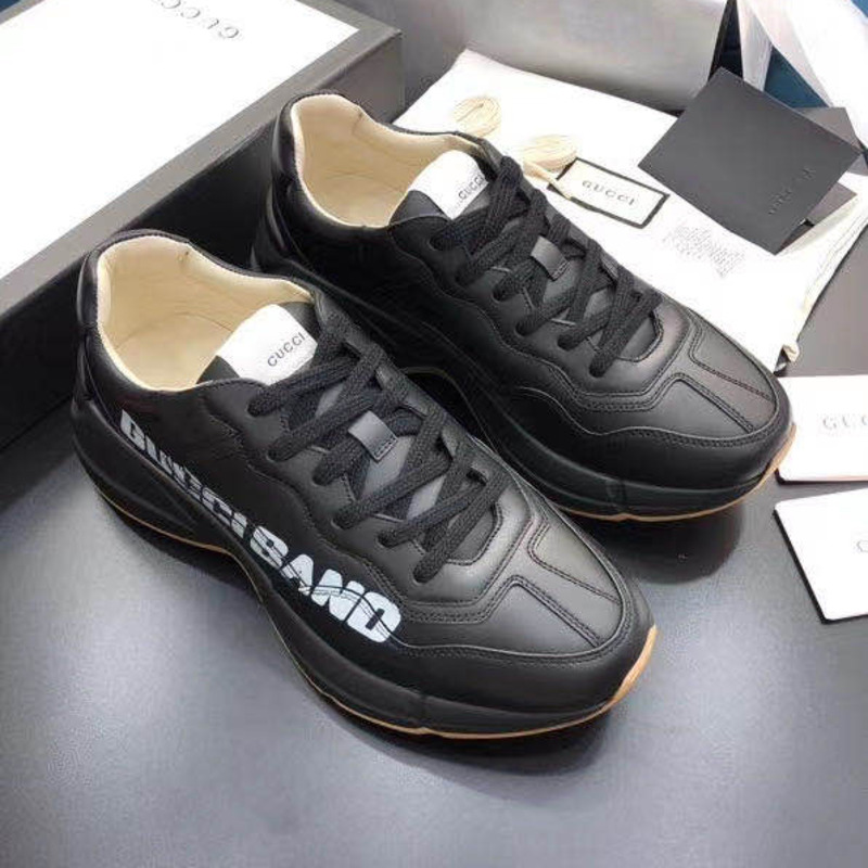 G*u*i leather band rhython sneakers