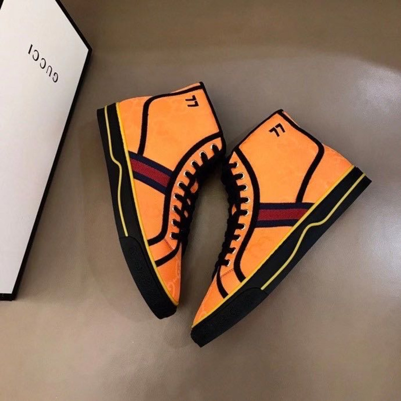 G*u*i x off-white the grid high top sneaker