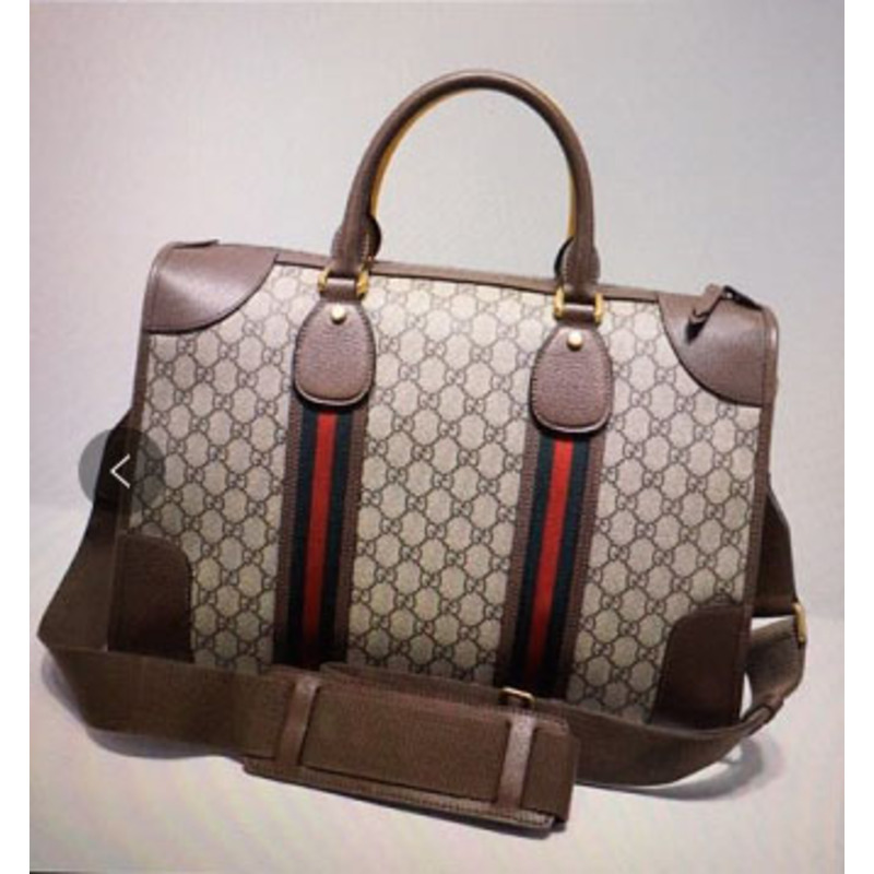 soft G*u*i duffle bag with web
