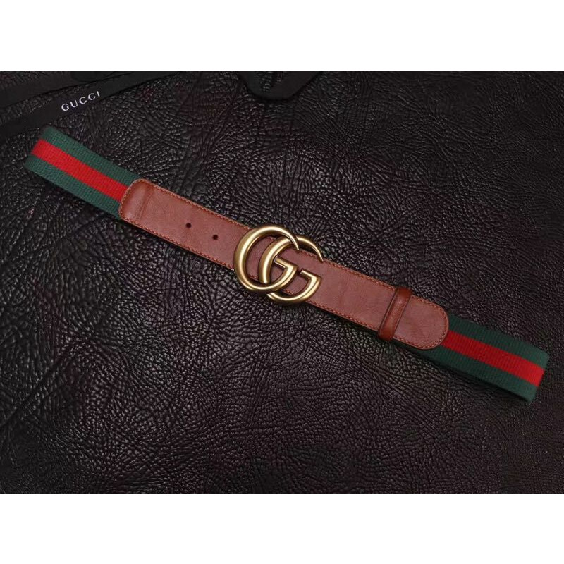 G*u*i belt with double g buckle