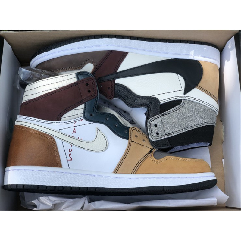 Air Jordan 1 HIGH OG TS SP SMPLE Sneakers Men Women