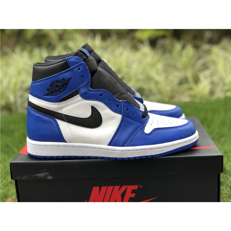 Air Jordan 1 High Sneakers Blue white Men Women