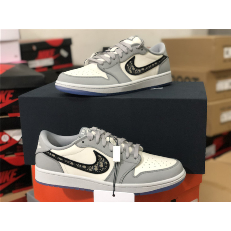 D*or low x air jordan 1 cn8608 002 sneakers men women