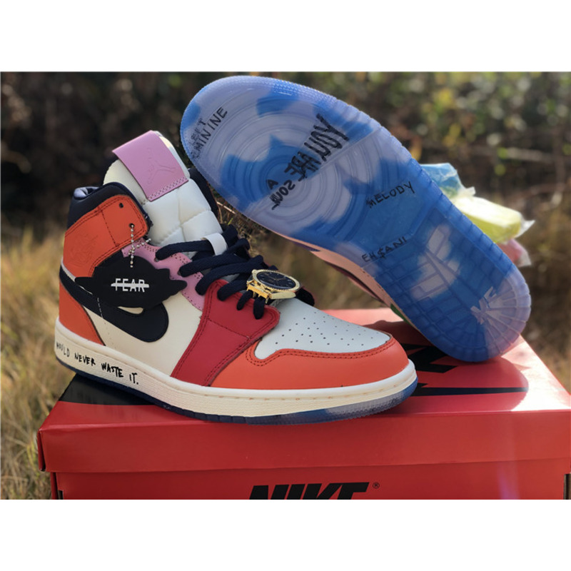 Melody Ehsani x Air Jordan 1 Mid WMNS"Fearless"CQ7629 100 Sneakers Men Women