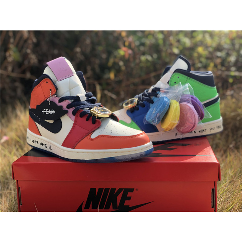Melody Ehsani x Air Jordan 1 Mid WMNS"Fearless"CQ7629 100 Sneakers Men Women