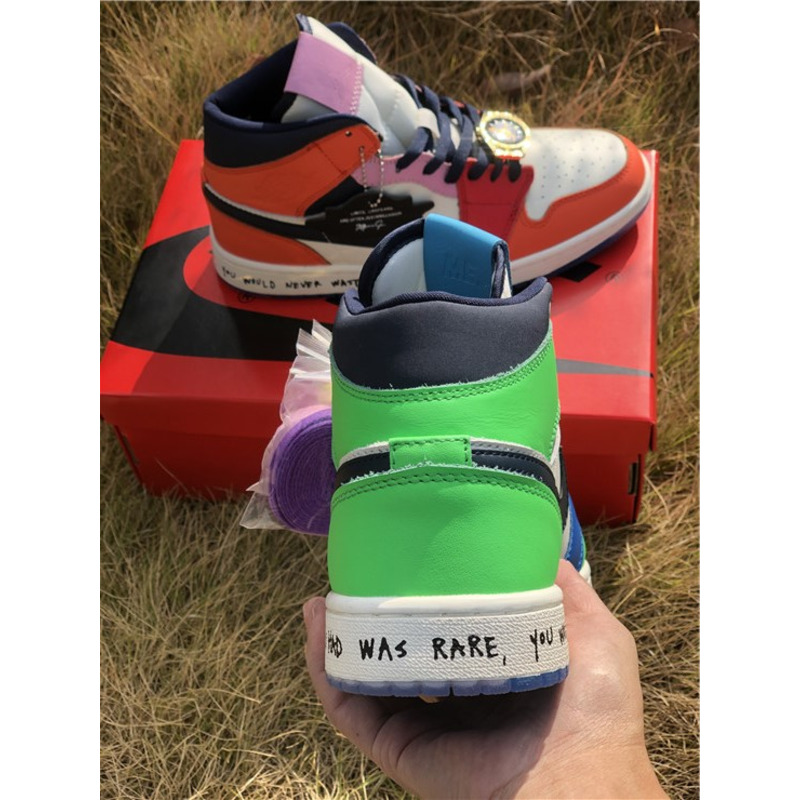 Melody Ehsani x Air Jordan 1 Mid WMNS"Fearless"CQ7629 100 Sneakers Men Women