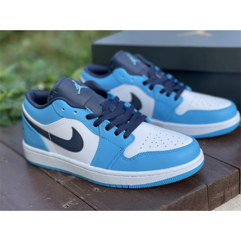 New Air Jordan 1 Low"UNC" 553558 144 Sneakers Men Women
