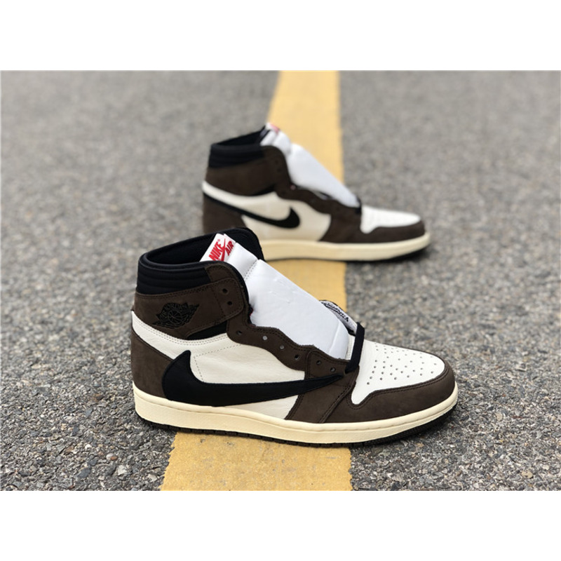 TS x Air Jordan 1 CD4487 100 Sneakers Men Women