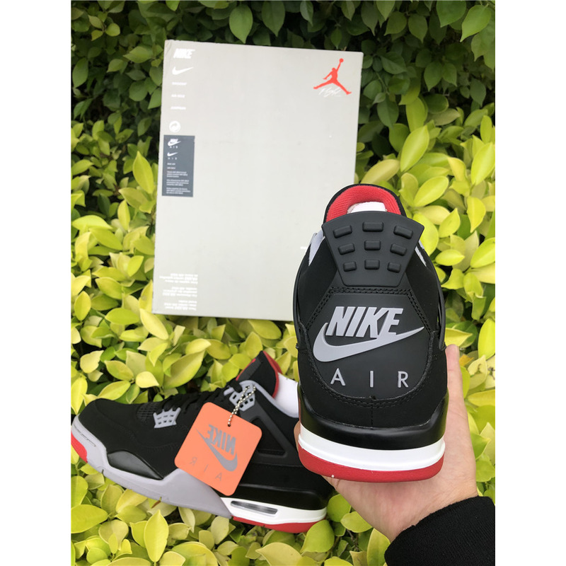 Air Jordan 4 RETRO Bred 2019 308497 060 Sneakers Men