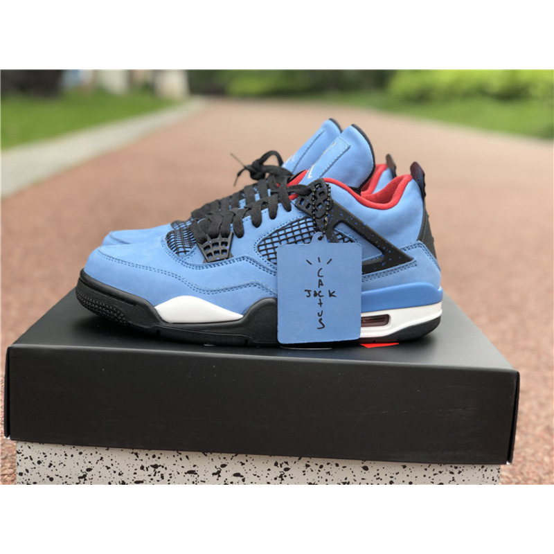 T S x Air Jordan 4 RETRO"Houston Oilers 308497 406 Sneakers Men