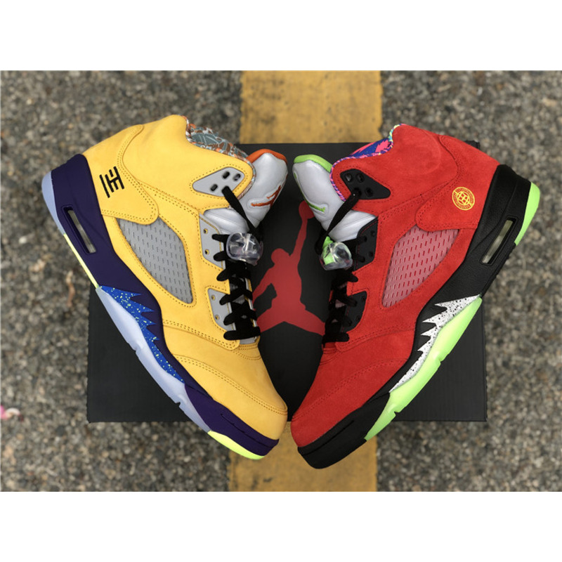Air Jordan 5"What The" CZ5725 700 Sneakers Men