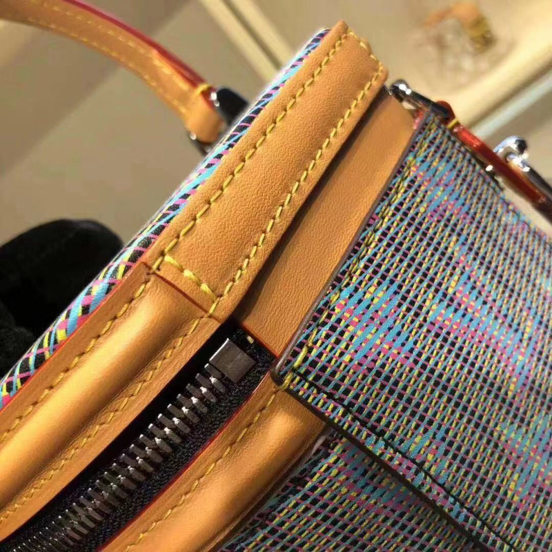 l**is V*t*n bright pink monogram lv pop printed cannes handbag