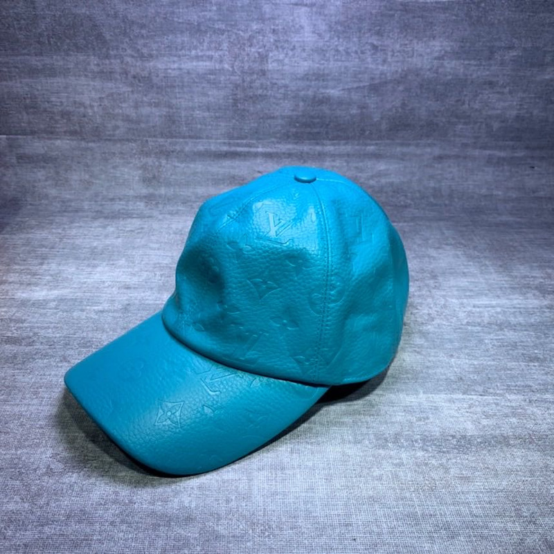 l**is V*t*n monogram leather baseball cap