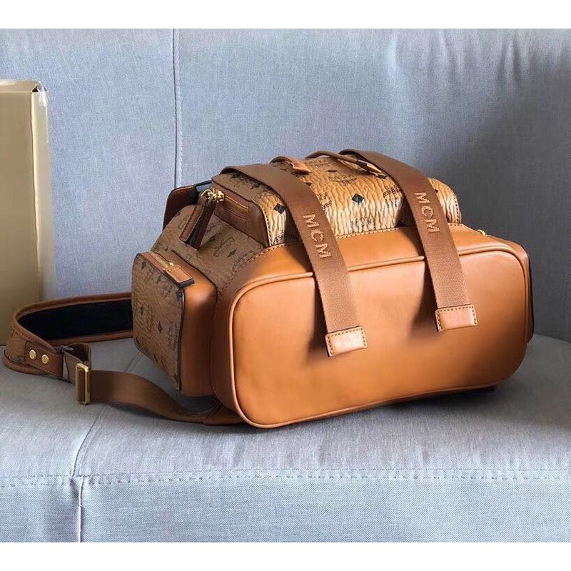 MCM Medium Visetos Brandenburg Backpack