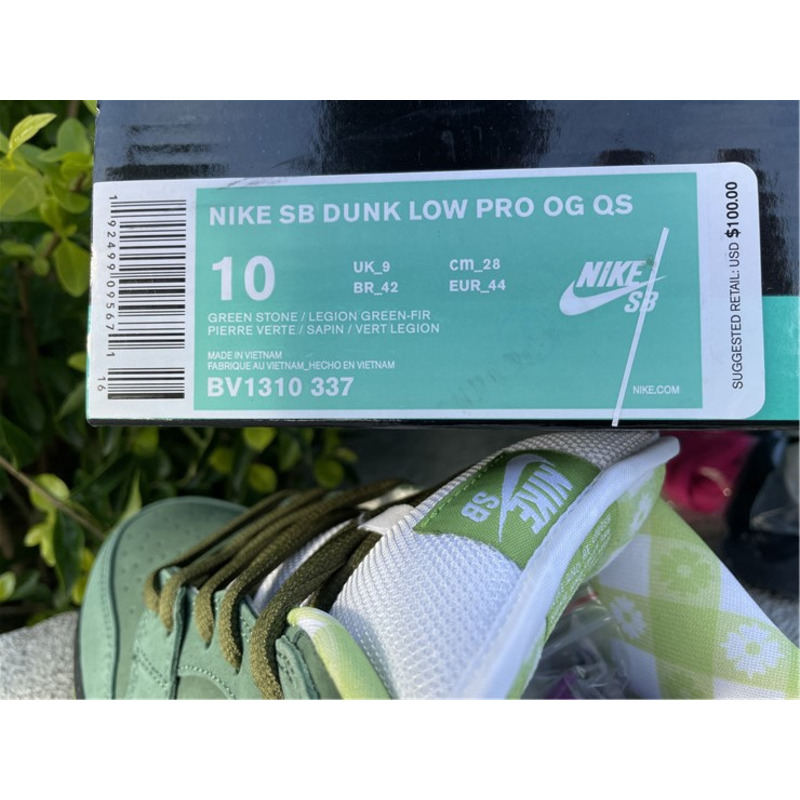 Nike SB Dunk LOW PRO OG QS BV1310 337 Sneakers Men Women