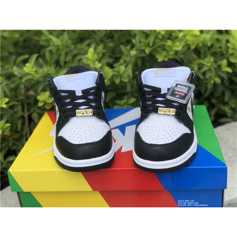 S*p*e x nike sb dunk low "black stars" dh3228 102 sneakers men women