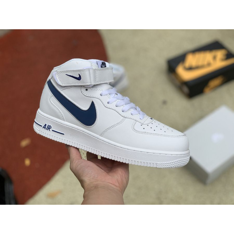 Nike Air Force 1 High White Blue AT4141 106 Sneakers men women