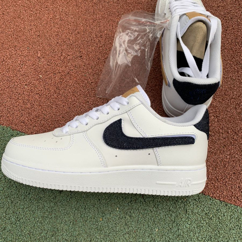 Nike Air Force 1 Tricolor Denim Change Hook CT2253 100 Sneakers Men