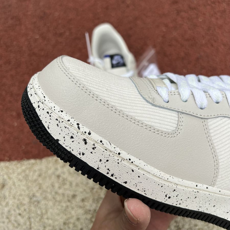 Nike Air Force 1 White gray orange corduroy DO4657 081 Sneakers men women