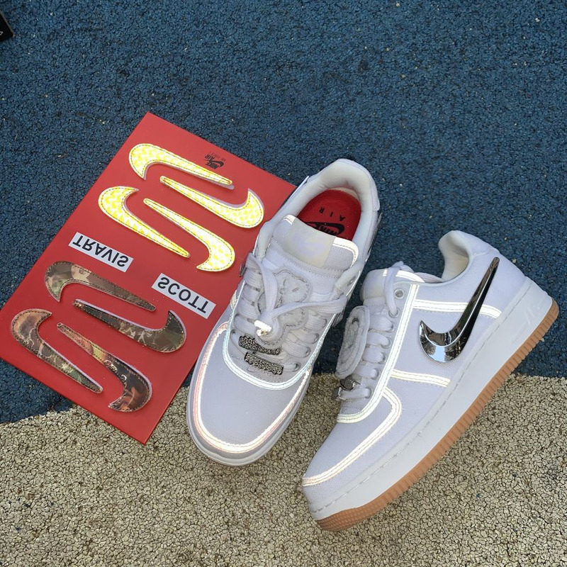 Travis Scott x Nike Air Force 1 AQ4211 100 Sneakers Women