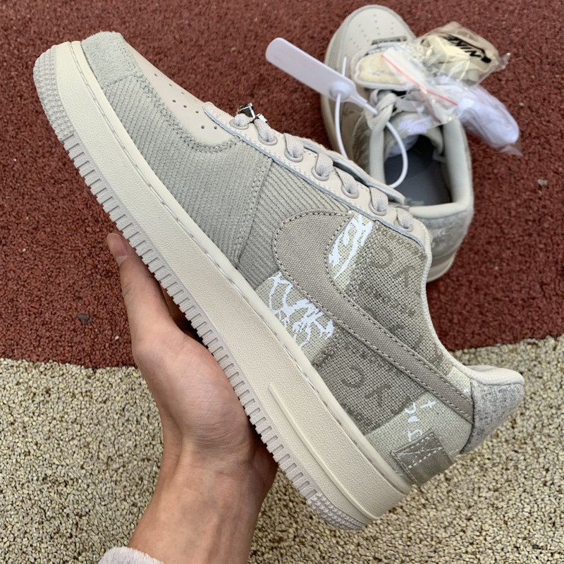 Travis Scott x Nike Air Force 1 Grey White CN2405 902 sneakers men women