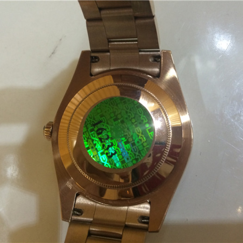 high quality rolex gold datejust Di*m*nd black dial swiss watch
