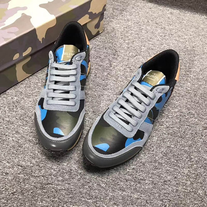 Valentino Camouflage Rockrunner(Blue)
