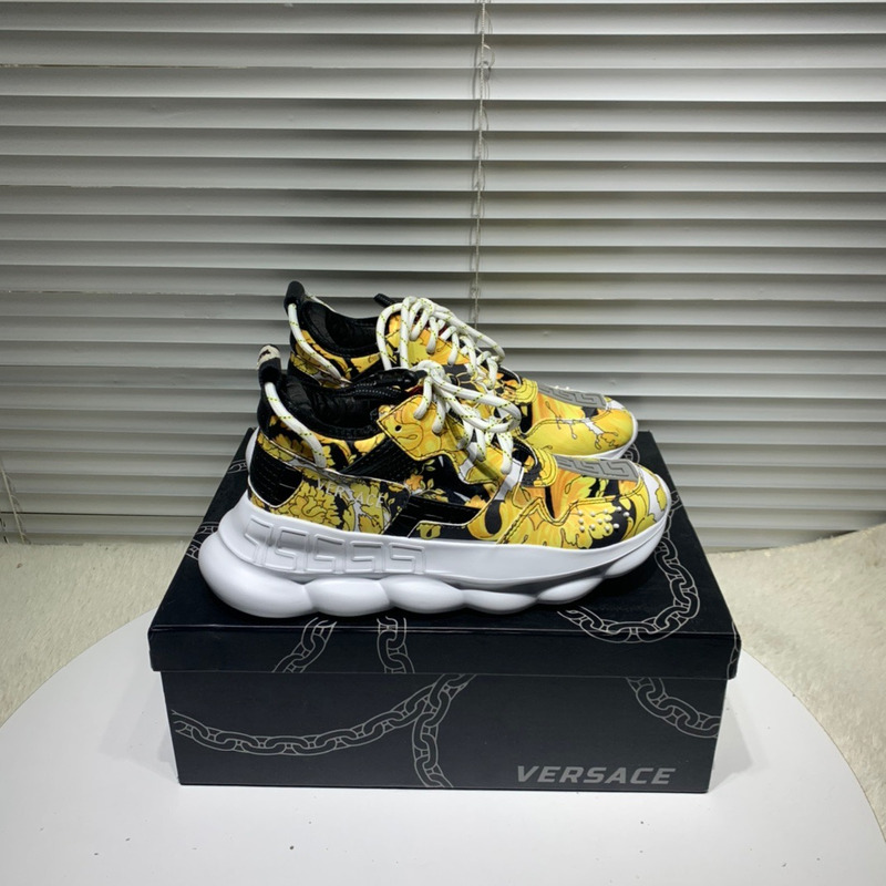 Versace Savage Barocco Chain Reaction 2 Trainers